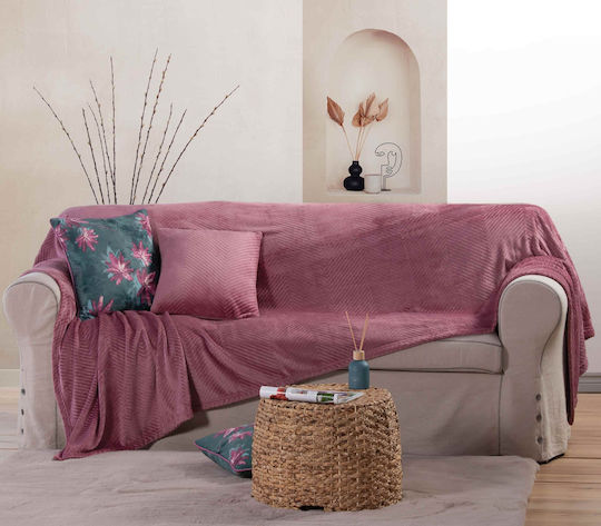 Nef-Nef Homeware Sofa-Kissen Dakari Vlies Mauve 45x45cm.