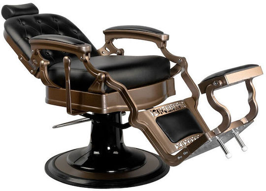 Barber Equipment Καρέκλα Barbier Schwarz mit verstellbarer Höhe