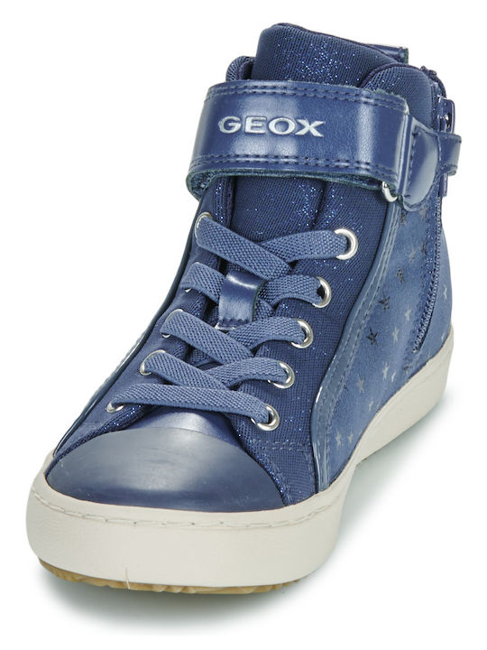 J Kalispera Kids Sneakers High Anatomic with Scratch Blue