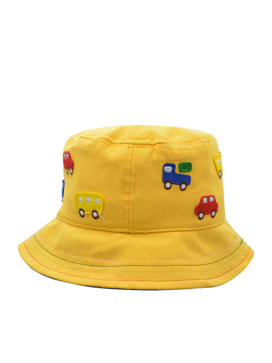 Brims and Trims Palarie Copii Bucket Galben