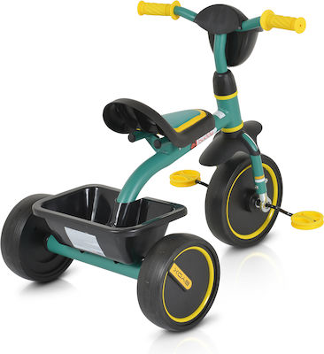 Byox Buddy Kids Tricycle with Storage Basket for 3+ Years Green