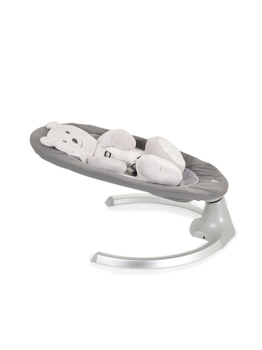 Moni Electric Baby Relax Ari Βear with Music Gray for Child up to 9kg