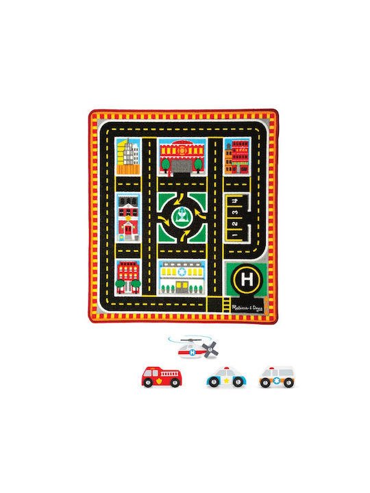 Melissa & Doug Χαλάκι Δραστηριοτήτων Αυτοκινητόδρομος Πολύχρωμο 99x91cm Πάχους 3.8mm Melissa & Doug Χαλάκι Δραστηριοτήτων Αυτοκινητόδρομος Πολύχρωμο 99x91cm Πάχους 3.8mm
