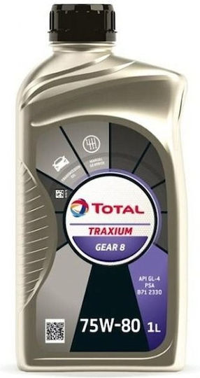 Total Gear 8 Автомобилна Трансмисионна Масло за Автоматична и Ръчна Скоростна Кутия 75W-80 1л