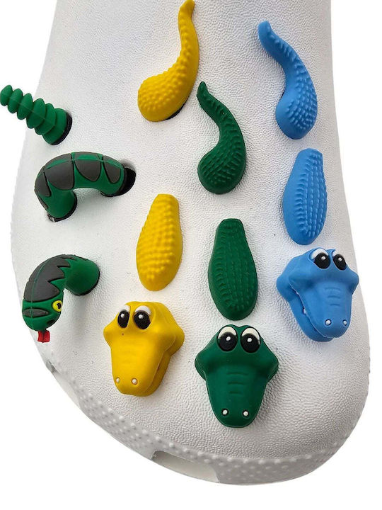 Αξεσουάρ Διακοσμητικά Crocs 3d Yellow Crocodile Αξεσουάρ Διακοσμητικά Crocs 3d Yellow Crocodile