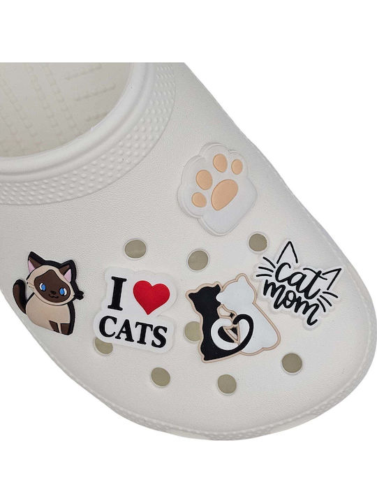 Αξεσουάρ Διακοσμητικά Crocs Gray Cat