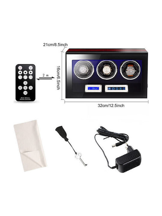 Cutie Intors Ceasuri Automatice Iuni Luxury Watch Winder 3 Mahon Translation Iuni Automatic Watch Winder Box Luxury Watch Winder 3 Mahogany
