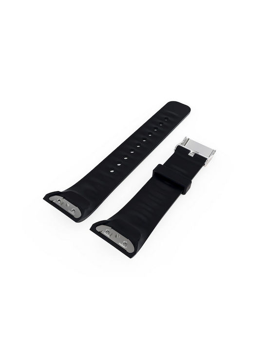Tech-Protect Galaxy Λουράκι Σιλικόνης Μαύρο (Samsung Gear Fit 2 / Fit 2 Pro)