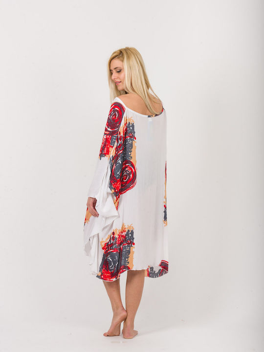 Rima Beachwear Feminin Caftan de Plajă Alb