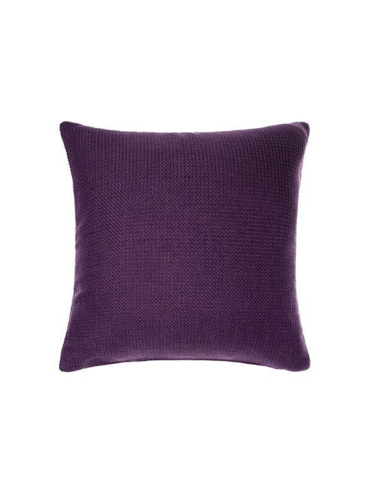 Silk Fashion Decorative Pillow Case 9925 purple 65x65cm.