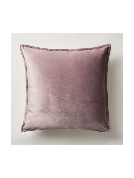 Gofis Home Decorative Pillow Case Winter 710/19 in Velvet Mauve Grey 43x43cm
