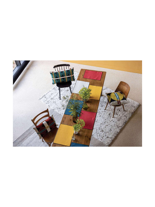 Vivaraise Sofa Cushion Yoni 100% Cotton Multicolour 30x50cm