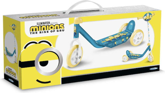 Shop More Παιδικό Πατίνι Αναδιπλούμενο Minions Τρίτροχο για 2+ Ετών Μπλε