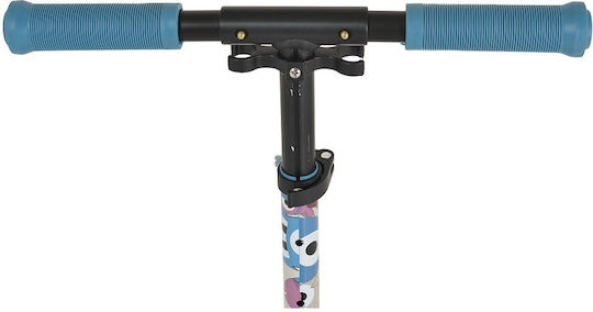 Byox Kids Scooter Foldable Monster 2-Wheel for 6+ Years Blue