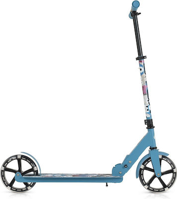 Byox Kids Scooter Foldable 2-Wheel for 6+ Years Blue