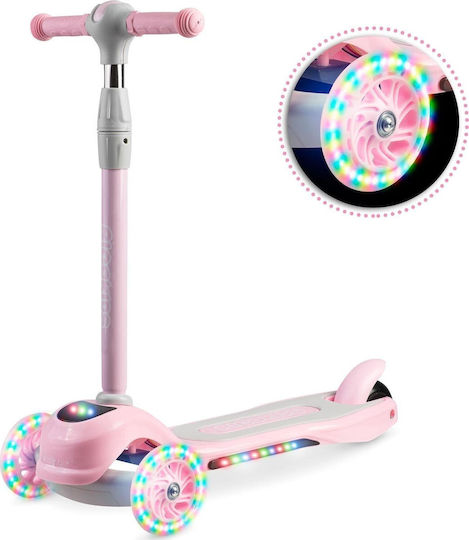 Ricokids Παιδικό Πατίνι Αναδιπλούμενο Τρίτροχο Ροζ