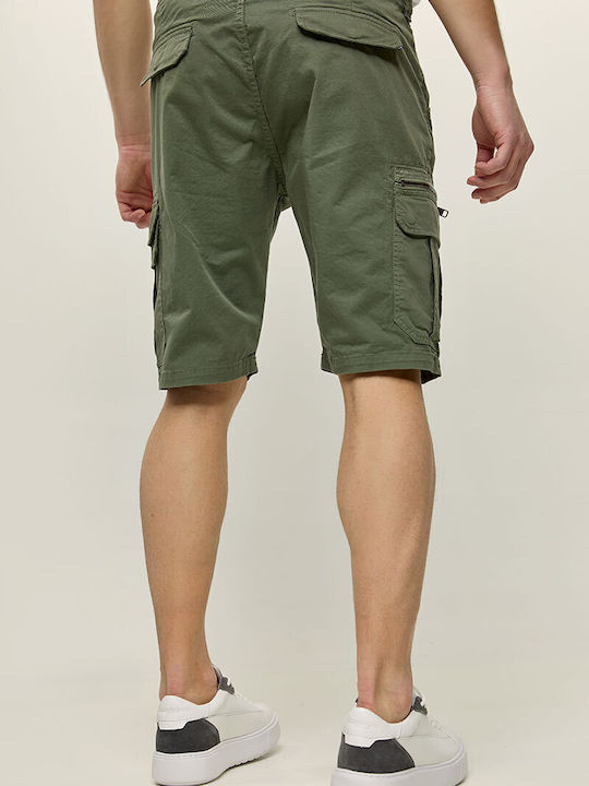 Edward Jeans Men's Shorts Cargo Light Army