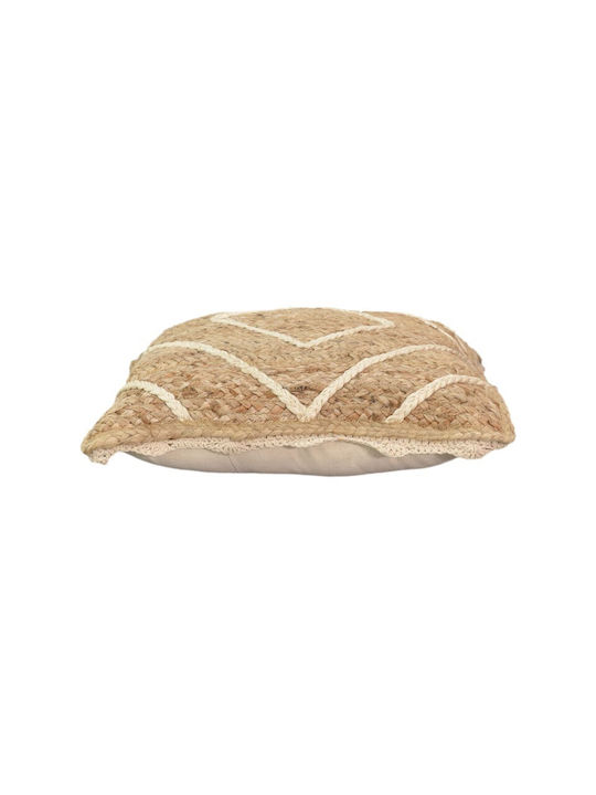Inart Perna De Canapea Teddiens Natural 45x45cm