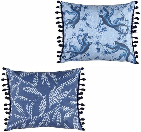 Kentia Decorative Pillow Case Fancy S22 07 Blue 50x50cm