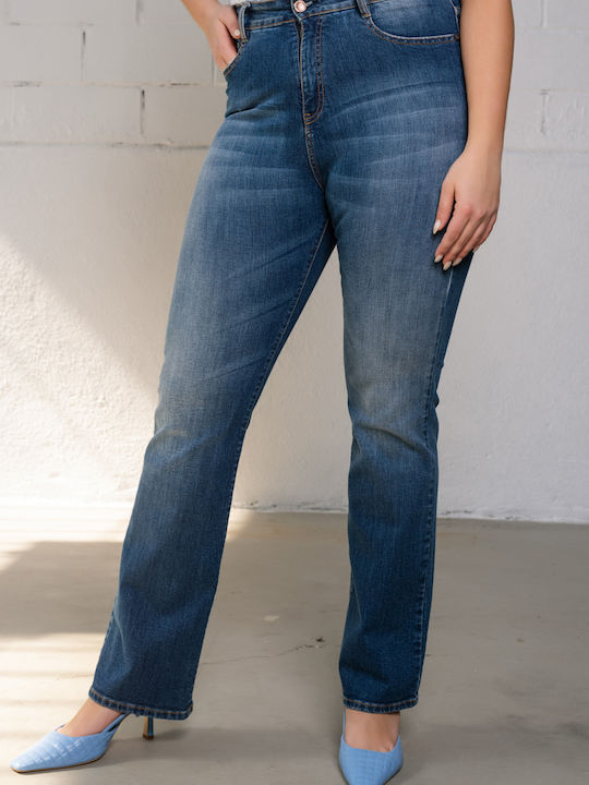 Edward Jeans Γυναικείο Jean Παντελόνι σε Bootcut Εφαρμογή