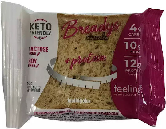 FeelingOk Toast Bread Wheat Protein 50gr