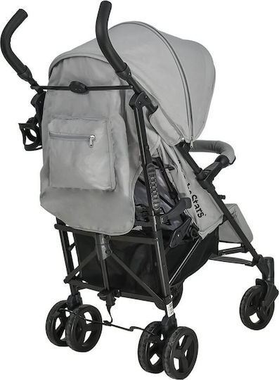 Bebe Stars Buggy Adam Καρότσι Μπαστούνι Kατάλληλο από 6+ Mηνών Ice Grey 6.7kg