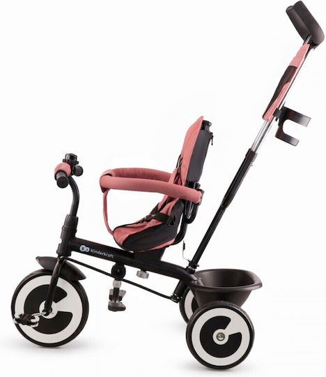 Kinderkraft Aston New Convertible with Parental Handle for 9 Months Rose Pink
