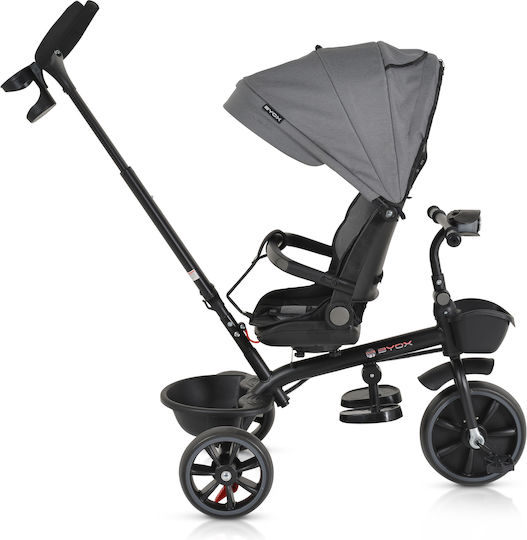 Byox Summer Convertible with Parental Handle for 12 Months Gray