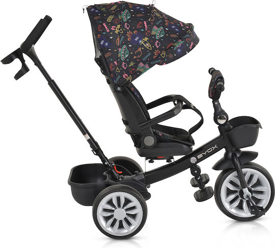 Byox Space Convertible with Parental Handle for 12 Months Orange
