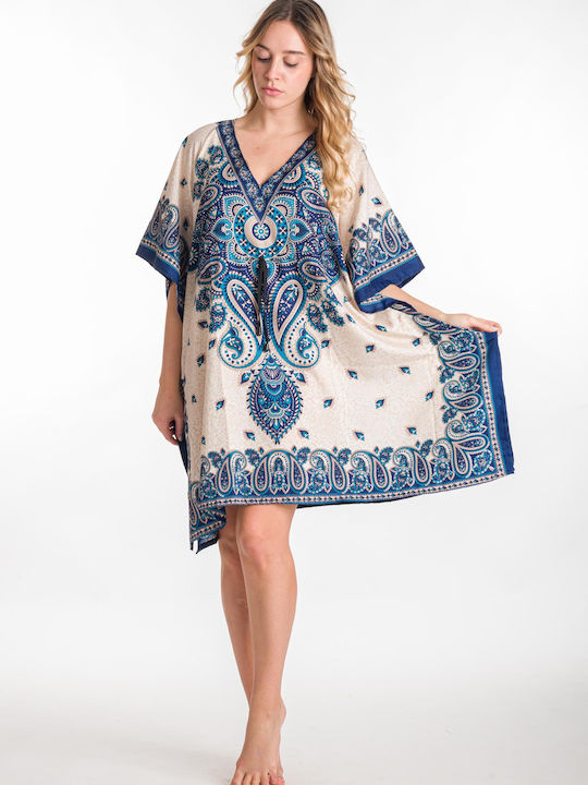 Rima Beachwear Γυναικείο Καφτάνι Παραλίας Τυρκουάζ