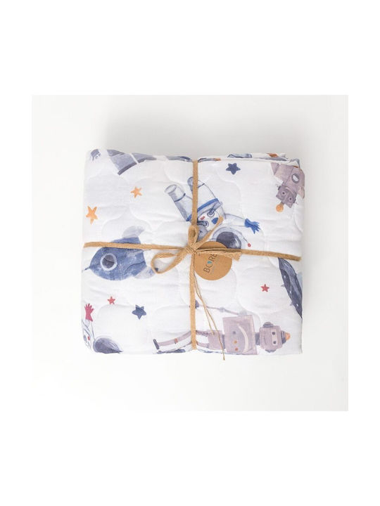 Kentia Kids Quilt Set Single with Pillowcase Robot Boreas Multicolour 160x240cm