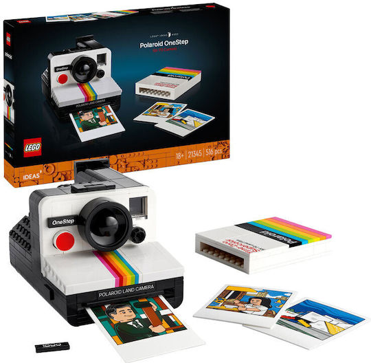 LEGO Ideas Polaroid OneStep SX-70 Camera for 18+ Years 516 Pieces