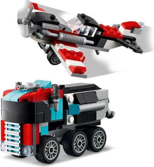 LEGO Creator Flatbed Truck With Helicopter για 7+ Ετών 270τμχ
