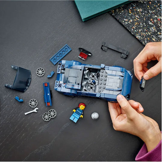 LEGO Speed Champions Ford Mustang Dark Horse за 9+ Години 344 Бройки
