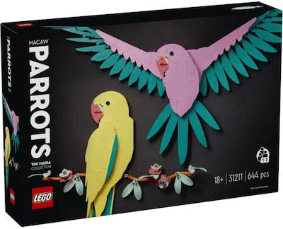 Lego Art The Fauna Collection – Macaw Parrots for 18+ Years Old