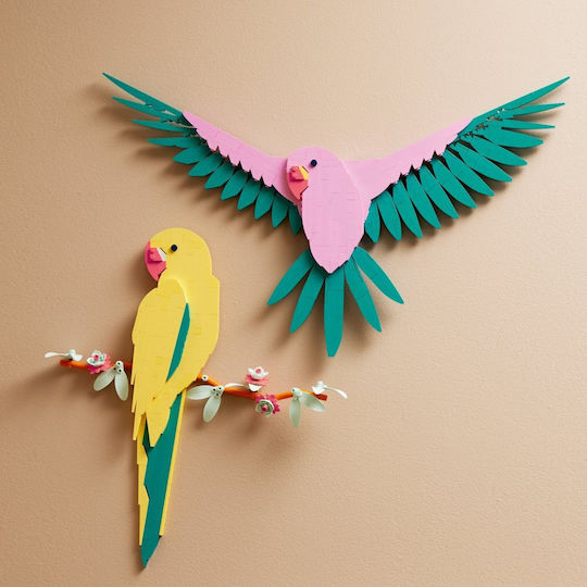 LEGO Die Fauna Collection – Macaw Papageien für 18+ Jahre