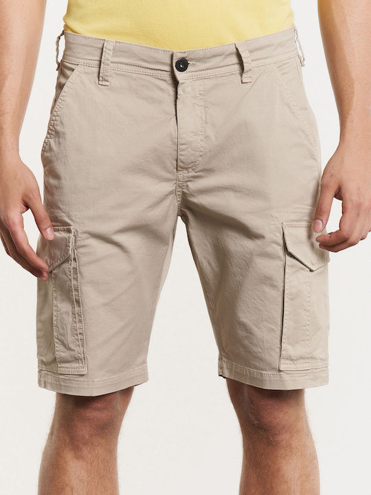 Edward Jeans Men's Shorts Cargo Beige