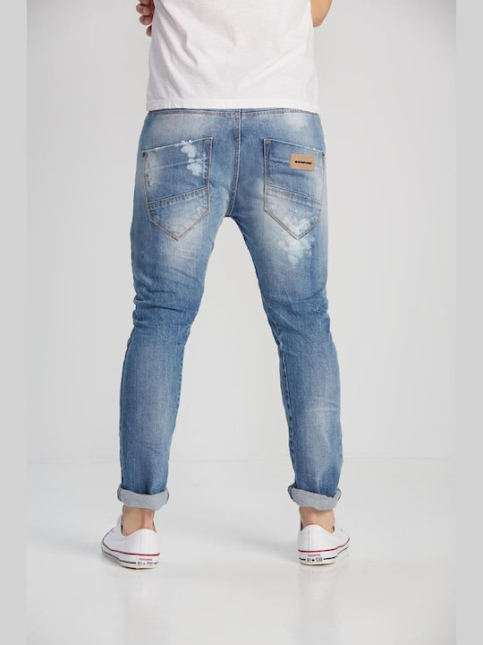 Edward Jeans Pantaloni de Bărbați din Jean în Croială Slim Albastru