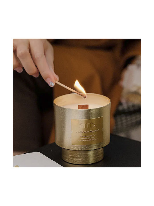 Scented Soy Candle in Metal Box Gold 210gr 1pcs