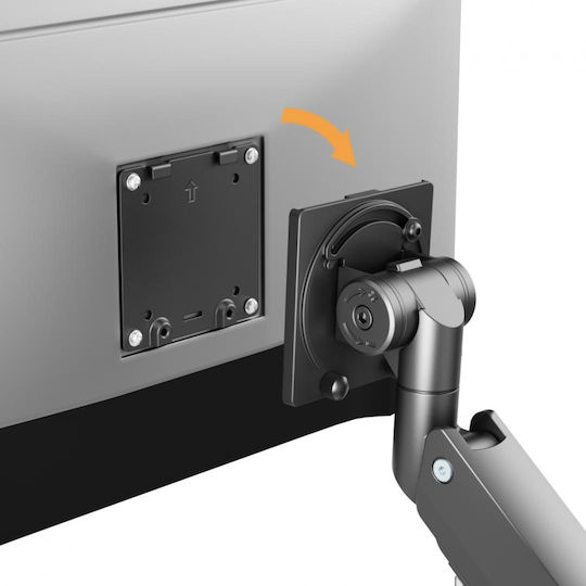 Serioux Stand Desk Mounted Monitor up to 65" with Arm
