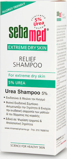 Sebamed Relief 5% Urea Shampoo Against Dry Scalp For Dry Hair 200ml