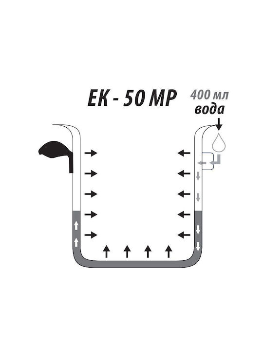 Elekom Deep Stainless Steel Pot 5L /