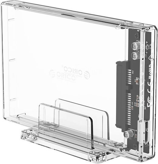 Orico Case for Hard Drive 2.5" SATA III with Connection USB 3.0 Transparent