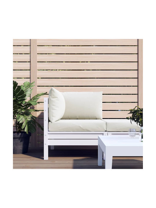 vidaXL Palace Cushion for Pallet Bench with Backrest Beige 3 Pieces 60x60cm