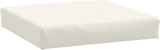 vidaXL Pallete Bench Cushion with Backrest Beige 2 Pieces 60x60cm