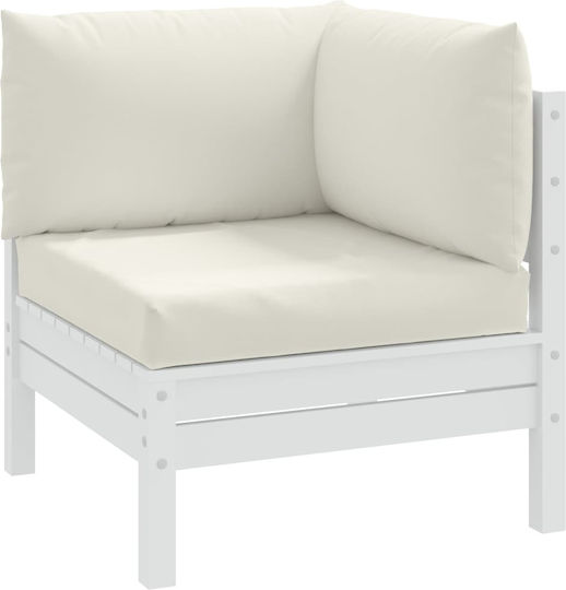 vidaXL Palace Cushion for Pallet Bench with Backrest Beige 3 Pieces 60x60cm