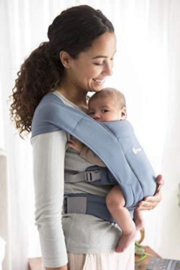 Ergobaby Κλασικός Μάρσιπος Embrace Oxford Blue με Μέγιστο Βάρος 11.3kg