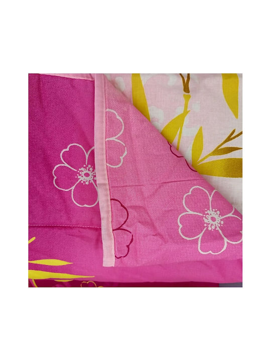 Homeline Minosa Cuvertură Extra-dublu Bumbac Mauve 225x240cm
