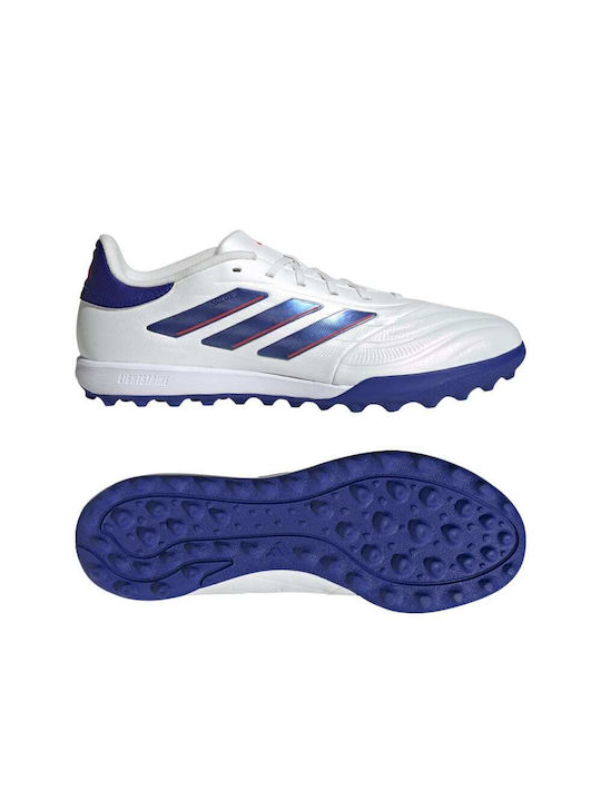 Adidas Copa Pure 2 League Low Football Shoes TF with Molded Cleats White