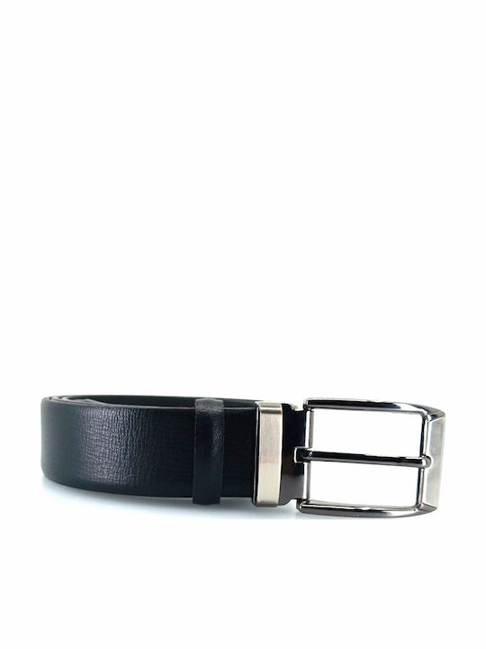 Herren Gürtel Leder Schwarz